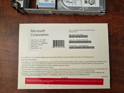Microsoft Windows 11 Professional 64-bit OEI DVD - English