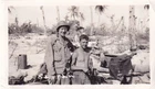 Original WWII Snapshot Photo 27th DIVISION ARTILLERY Position 1944 Saipan 443