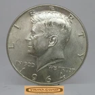 1964 Kennedy Silver Half Dollar, 90% Silver - #C59764NQ