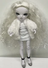 Rainbow Shadow High Natasha Zima MGA Fashion Doll White Hair Fur Coat Snow