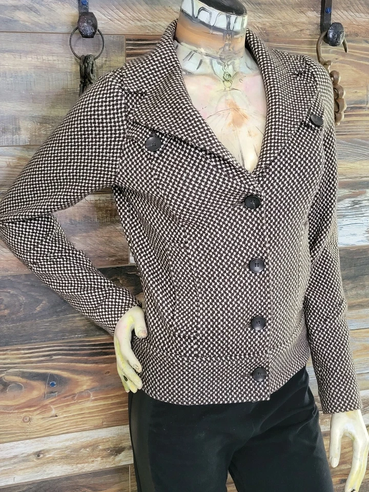 Cárdigan suéter Diane Von Furstenberg lana algodón talla 6 Foto 3 de 4