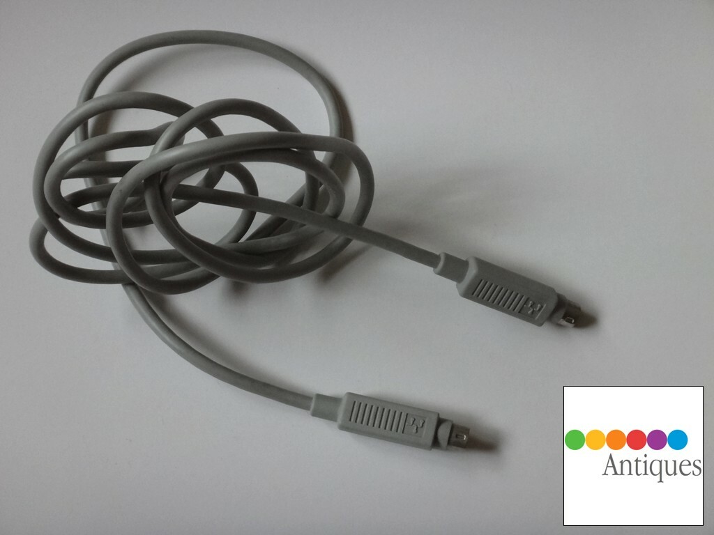 Apple Extended Length ADB Keyboard Beige 6' Cable 590-4501-B RARE