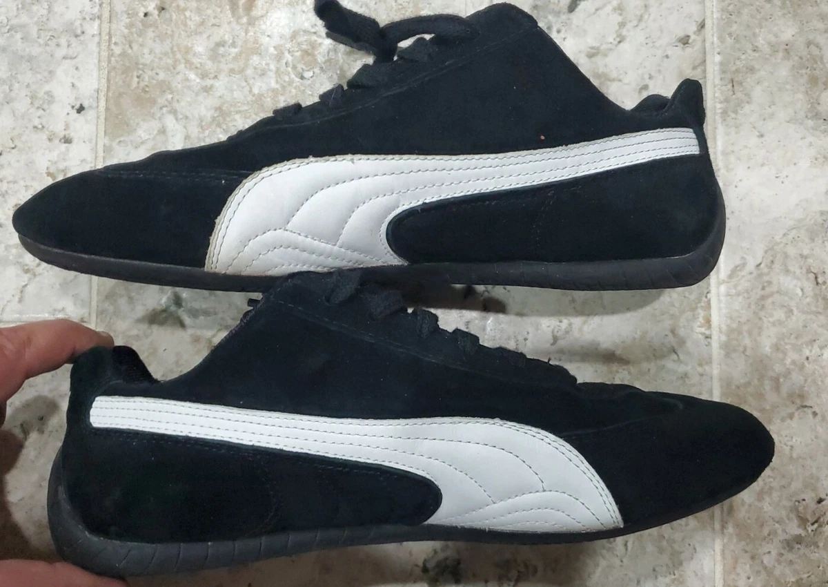 Puma Speed Cat Model 300483 01 Black Suede Shoes Men s Size US9.5