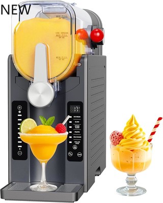 Slushie Machine: No Ice Needed All-in-One Slushy Maker for Home, Real-Time, NEW