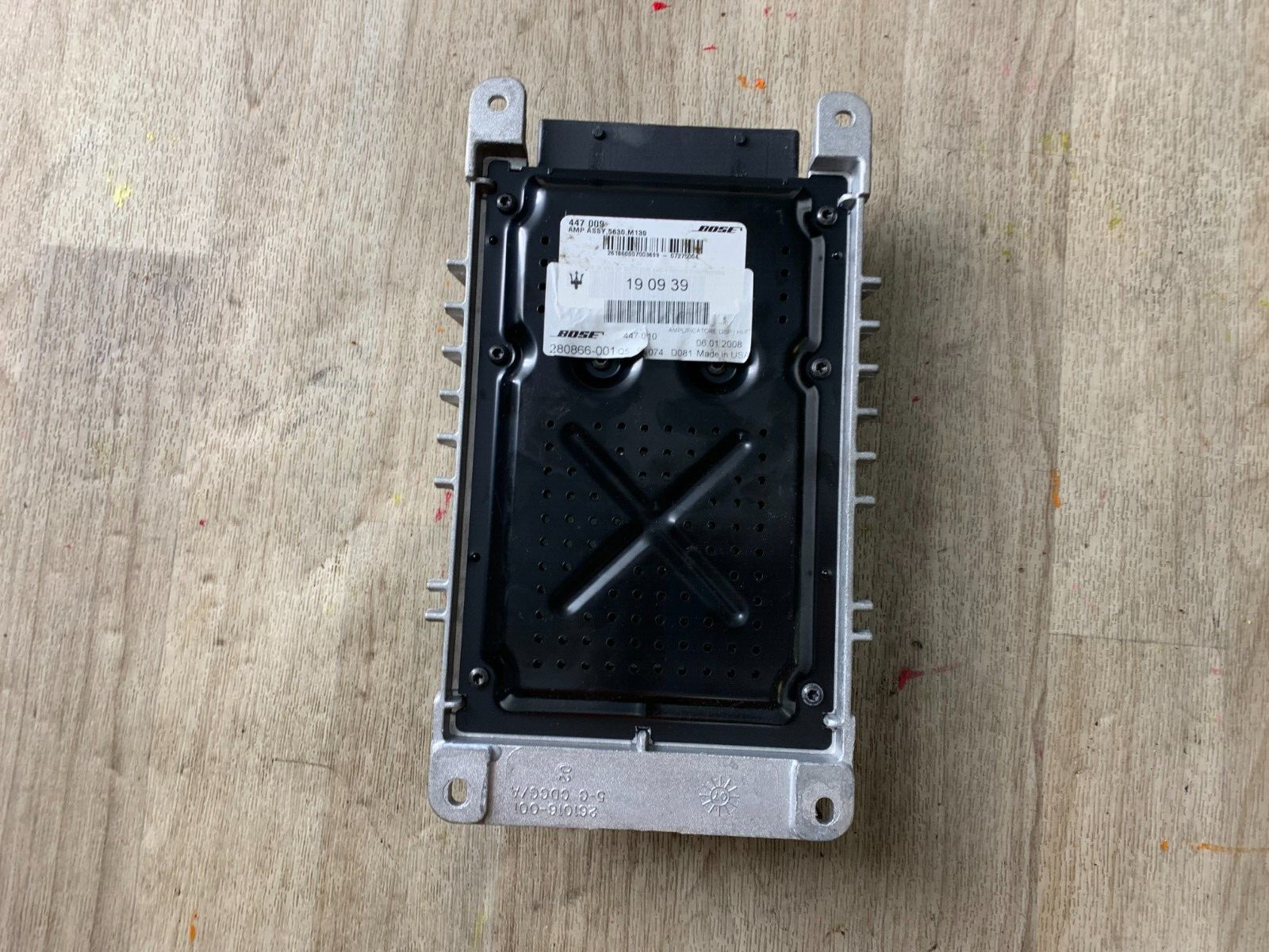 MASERATI QUATTROPORTE M139 OEM 04-08 BOSE AUDIO SYSTEM AMP AMPLIFIER 