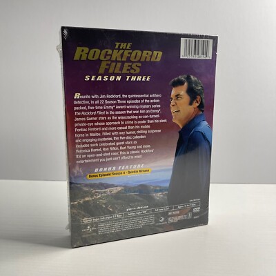 The Rockford Files: Season 3 - DVD By James Garner - Brand New | eBay