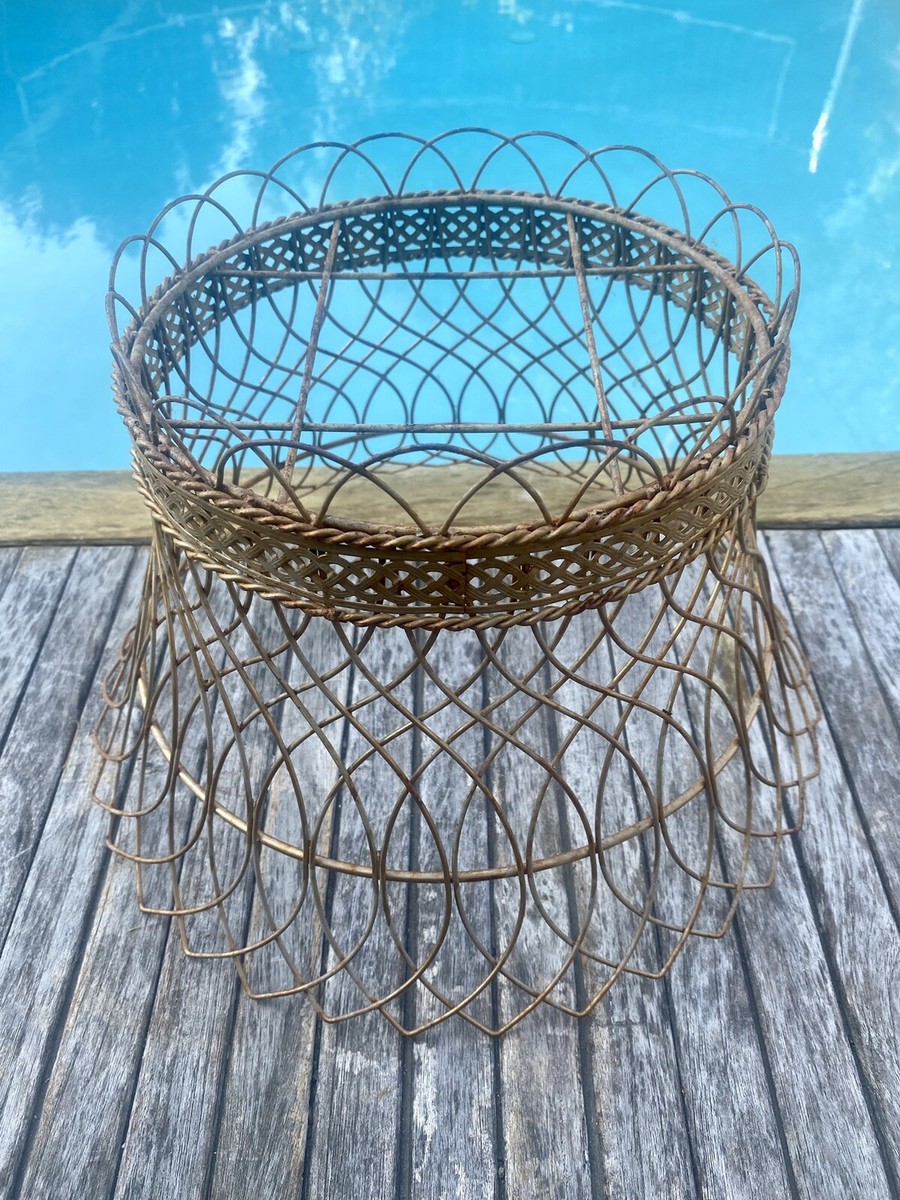 Antique French Wire Basket | eBay Antique French Wire Basket | eBay