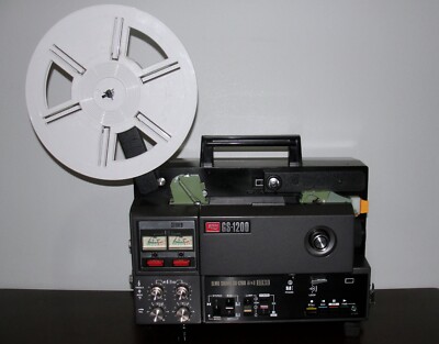 ELMO STEREO SOUND GS-1200 M &O SUPER 8 MOVIE PROJECTOR