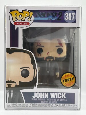 Funko Pop! Movies John Wick #387 Chapter 2 CHASE with protector