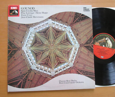 SXLP 30206 Gounod Saint Cecilia Mass Pilar Lorengar Hartemann NEAR MINT Stereo 