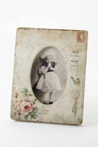 Shabby Chic Wooden Rectangle Photo & Picture Frames