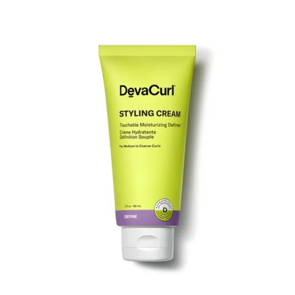 DevaCurl Hair Styling Cream 3 oz. Touchable Moisturizing Define Curl Flexibility
