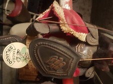 Marionetta Orlando Pupo Siciliano F.A.C.S metallo e legno F.lli Patania vintage