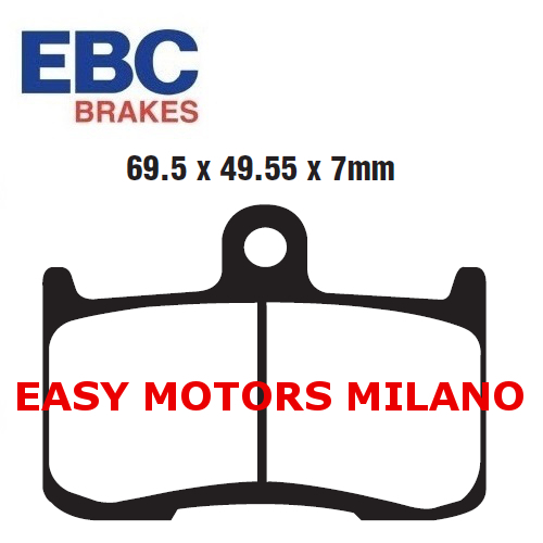 FA347HH EBC Paire Plaquettes de Frein Avant Sint. Yamaha Tz 250 Cc 2003 - 2005 - Photo 1/1