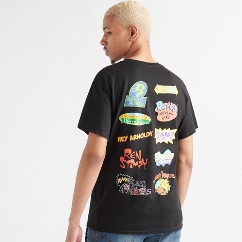 T-shirt vintage personaggi cartoni animati Nickelodeon🌟taglia grande uomo - Foto 5 di 5