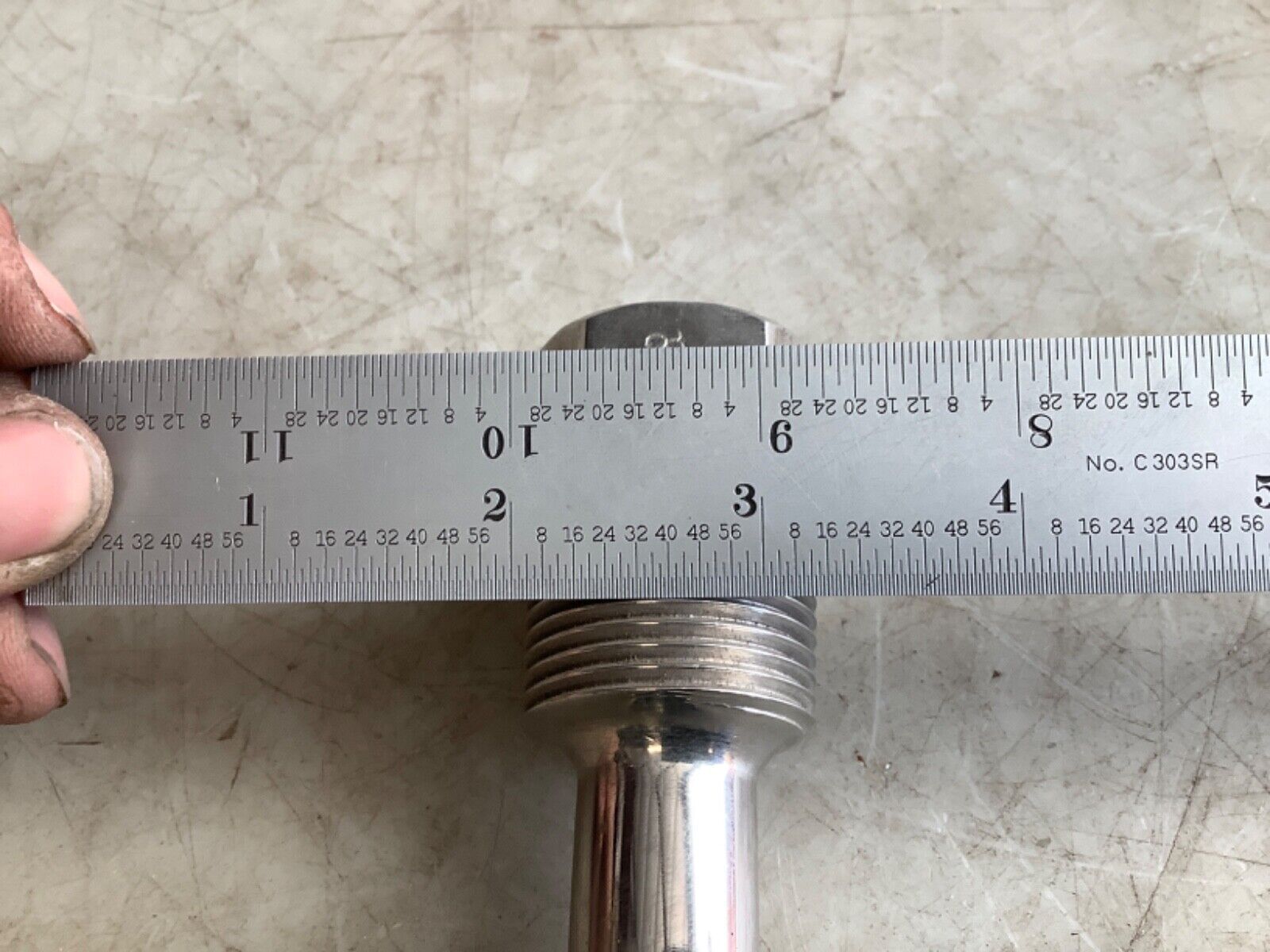 SANDELIUS 142C1101/2M304 THERMOWELL SSTL 101/2IN LENGTH 11/4IN