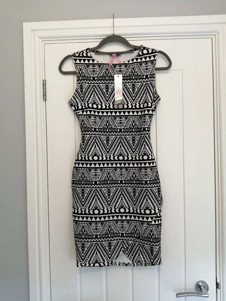 Aztec bodycon dress cheap