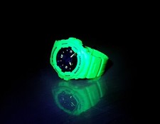 VTG G-Shock G-100 Dual Display Yellow-Green N...