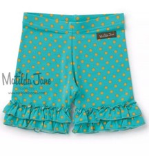 Matilda Jane Big Dipper Shorties Girls Size 6 Polka Dots Camp Shorts New NWT