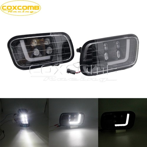 2 Packs 12V White LED Fog Lights w/DRL Lamp For Dodge Ram 3500 1500 2500 09-14 - Picture 7 of 11