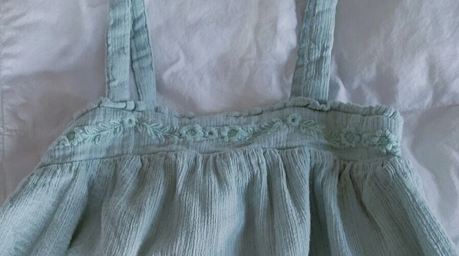 Mini regata bordada verde pálido Boden - Tamanho 3-4 Y (104 cm) - Imagem 2 de 4