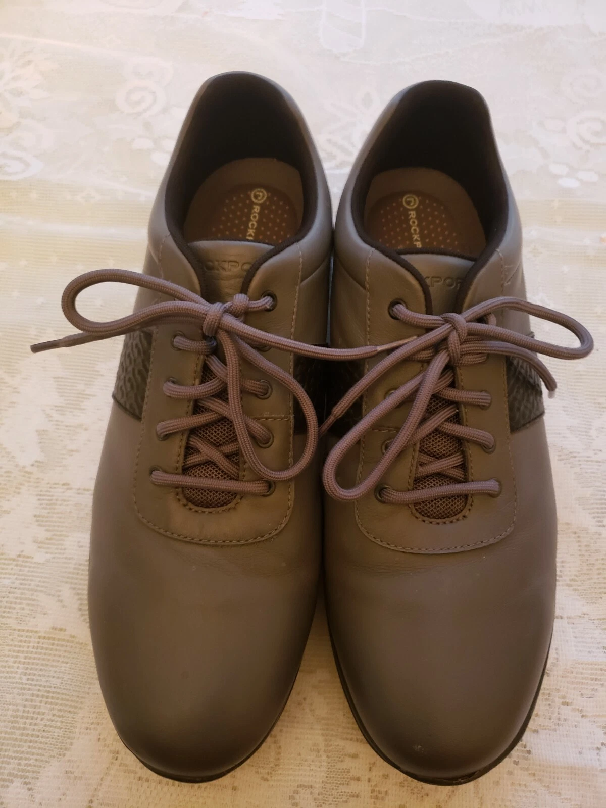 ADIDAS Scarpe sneakers Oxford Rockport AdiPrene in pelle nero grigio M76313 taglia 11 5