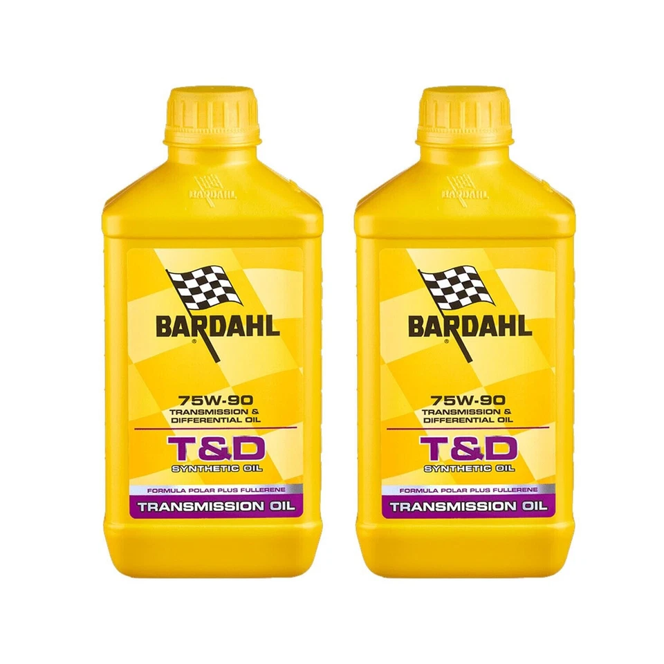 2 Litri Bardahl Bardhal T&D 75W90 Olio Trasmissione Cambio Differenziale GL4 GL5