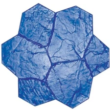 Brickform Concrete Texture Mat Random Stone Blue