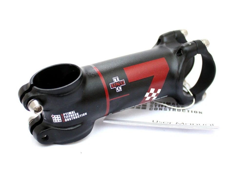 KALLOY UNO AL 7050 Ultra Lightweight Stem 1-1/8 in 31.8, 7 Degree Black - Image 2 of 4