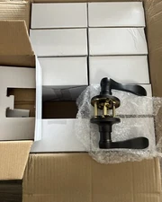 Lot Of 10 Probrico Interior Keyless Door Lever Handle Oil Rubbed Bronze / D