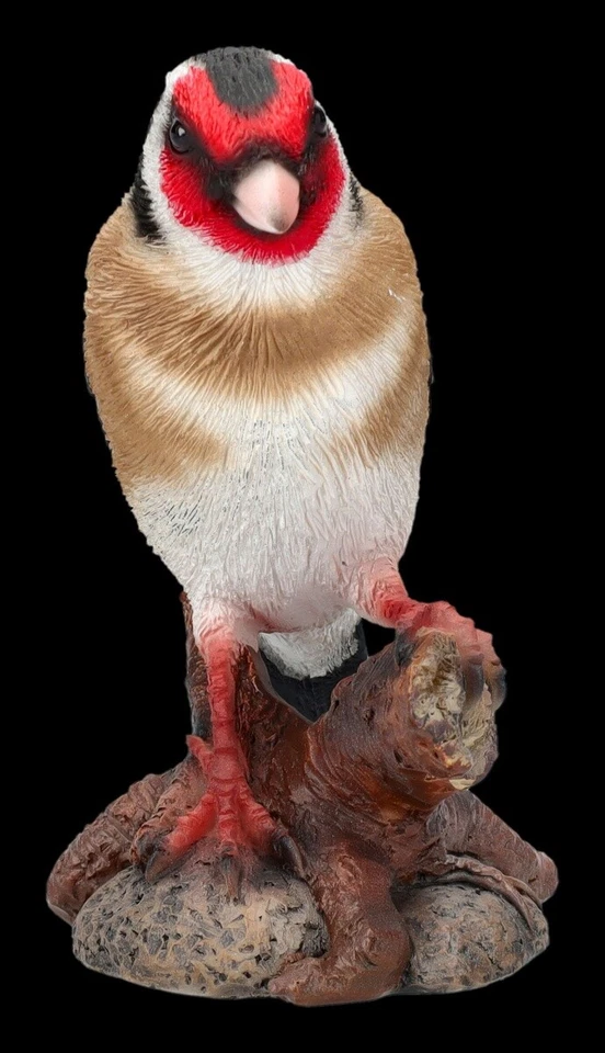 Figurine de Jardin Oiseau - Chardonneret - Wildvogel - Animal Déco – 10cm - Photo 4/4