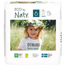 Eco by Naty Pull Ups - Hypoallergenic and Chemical-Free Pants, Highly White