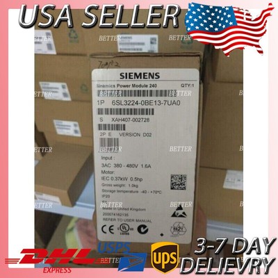 New Siemens G120 PM 240 Power Module 6SL3224-0BE13-7UA0 6SL3 224-0BE13-7UA0