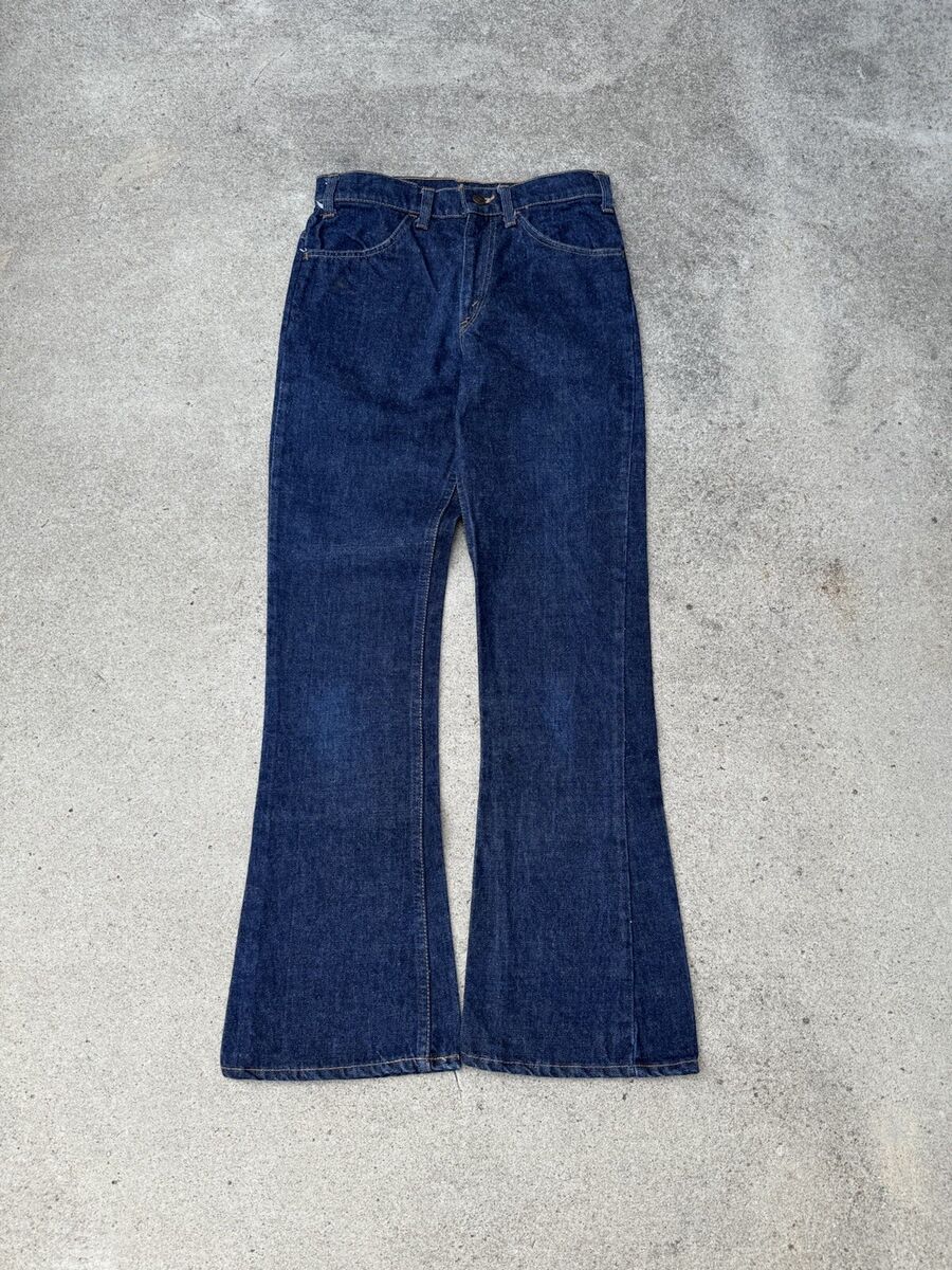 Vintage 70's Levi's 646 Orange Tab Bellbottom Flare Dark Vintage 70's Levi's 646 Orange Tab Bellbottom Flare Dark