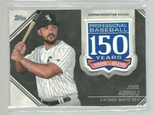  2019 Topps 150th Anniversary Manufactured Patches #AMPJA Jose Abreu (ref 57598)