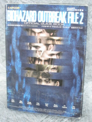 BIOHAZARD OUTBREAK File 2 Official Guide Book Sony PS2 2004 EB82 SeeCondition