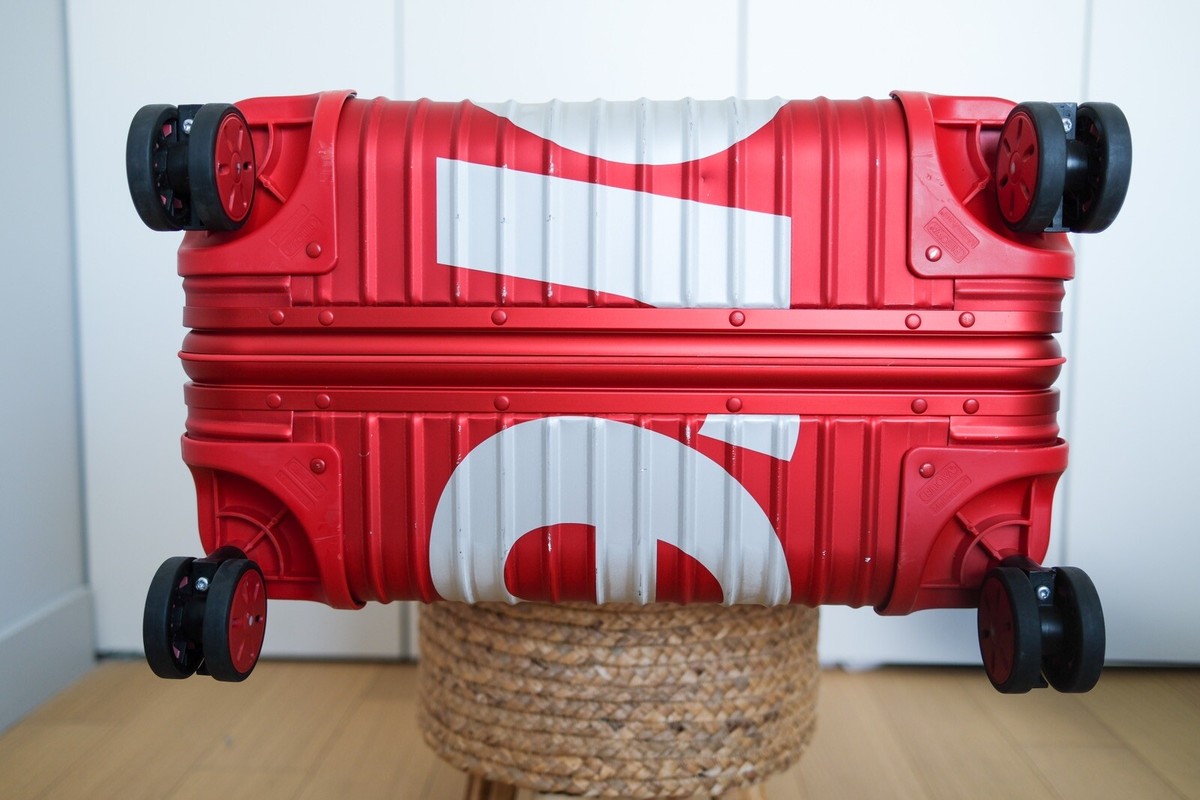 Supreme x RIMOWA Topas Multiwheel 82L RED | eBay Supreme x RIMOWA Topas Multiwheel 82L RED | eBay