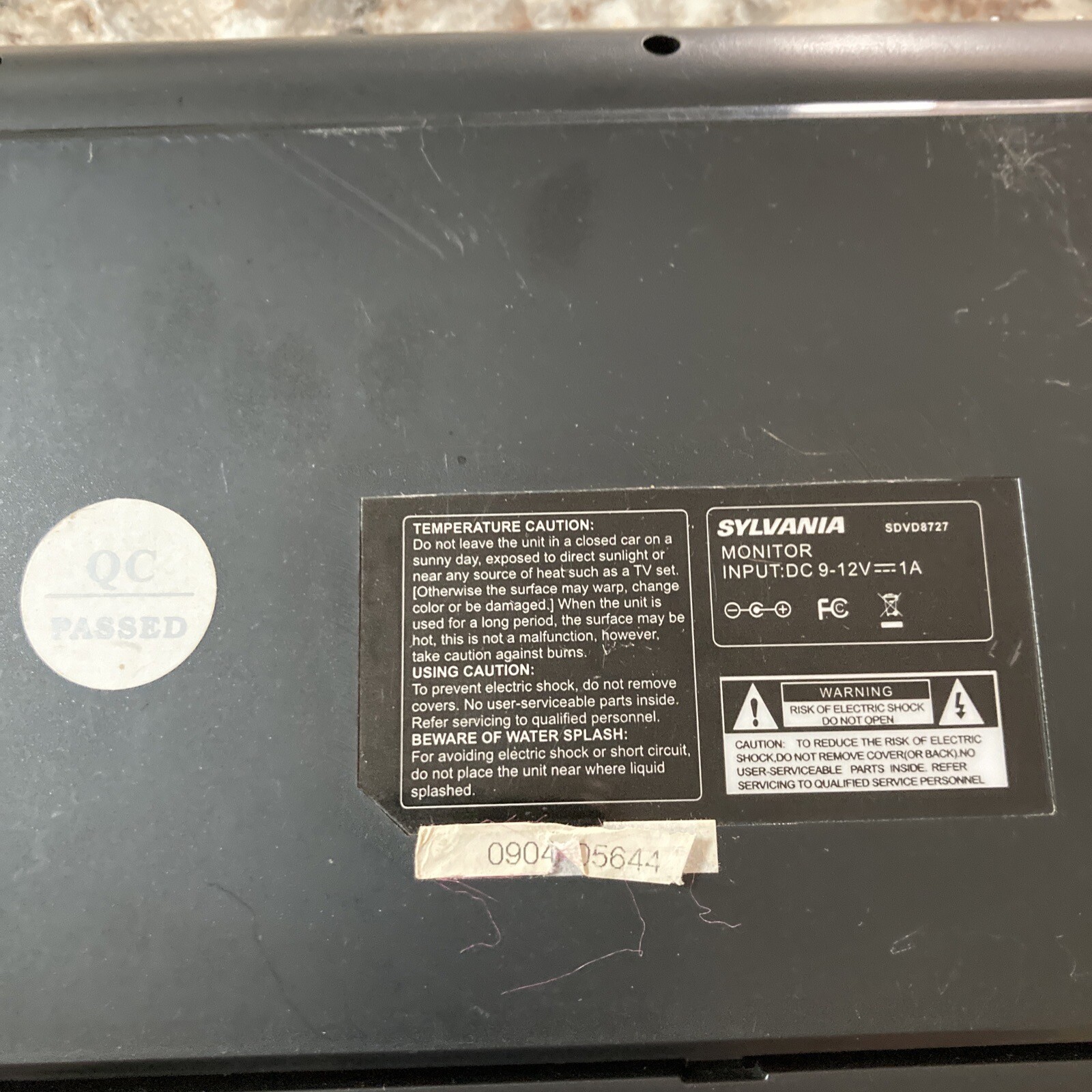 Sylvania Portable DVD Player