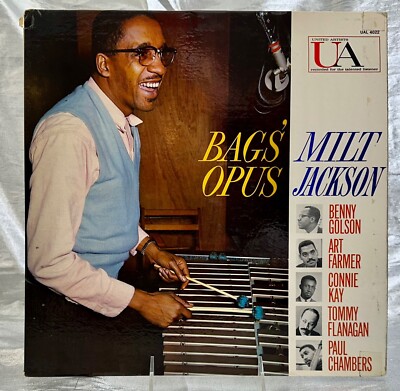 LP: Milt Jackson, Bags  Opus, United Artists, Mono, 1959, Hard Bop