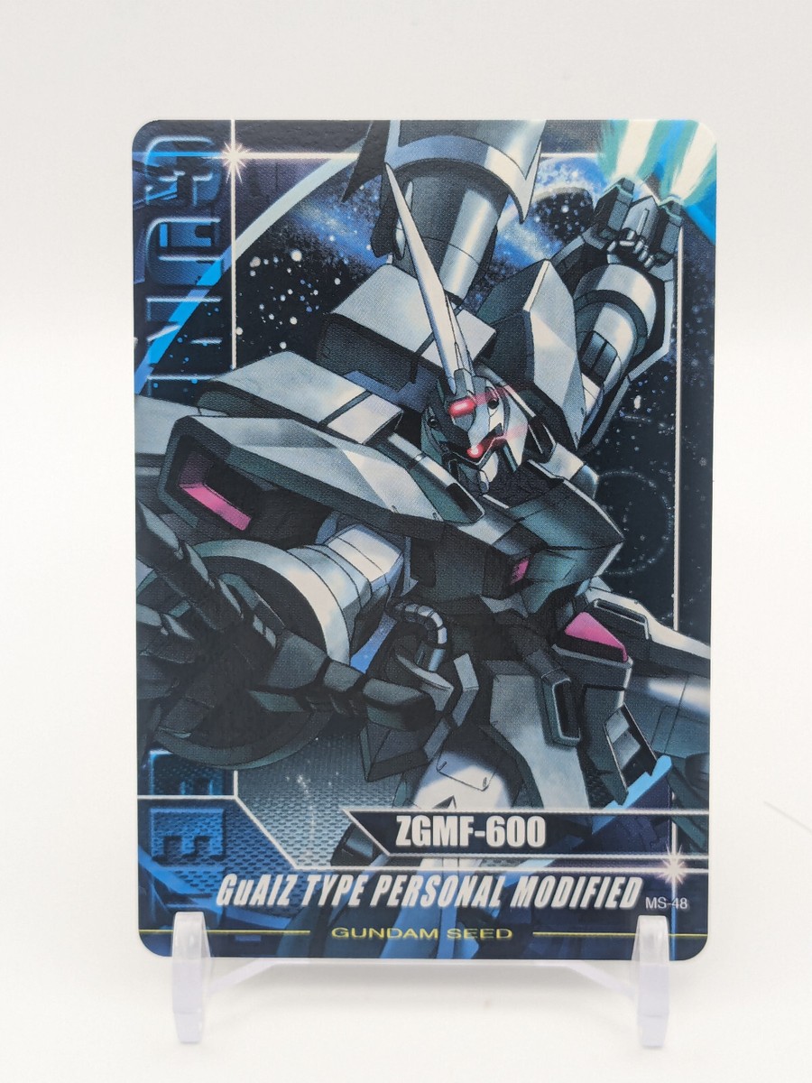GuAIZ ZGMF-600 MS-48 GUNDAM SEED Carddass Card BANDAI 2003 TCG