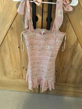 Love Shack Fancy Womens mini dress Pink Size Medium