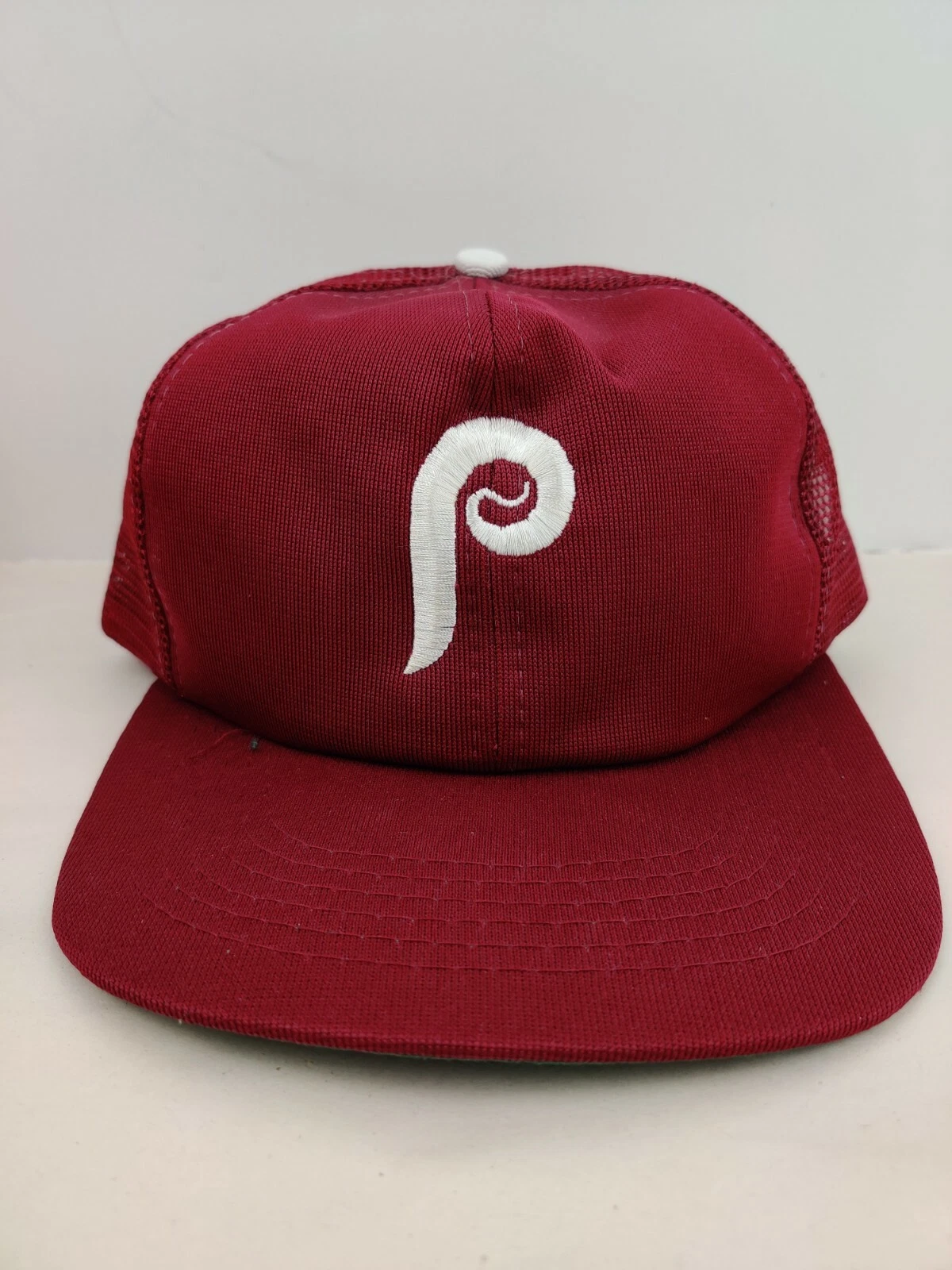 Vintage Philadelphia Phillies MLB Baseball Trucker Hat Snapback Cap NOS NWOT VTG