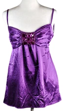 Matty M Women’s Purple Sleeveless Top Size XL