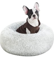 Calming Dog Bed for Small Dogs  Large Cat, Anti Anxiety Donut Cat Bed