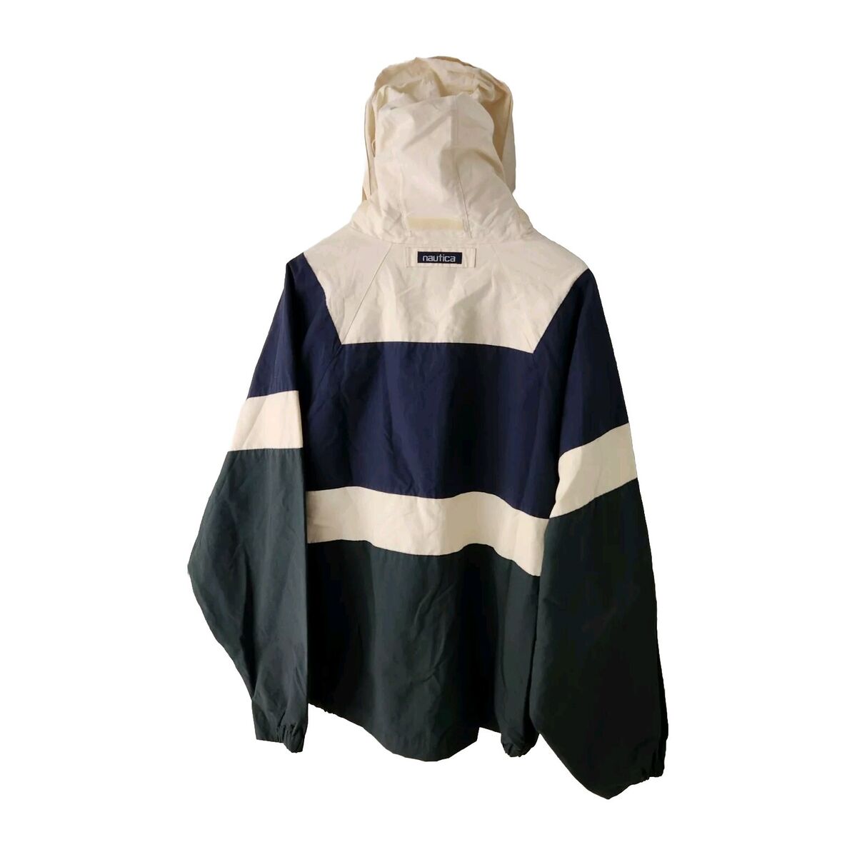 VINTAGE 90s MEN'S NAUTICA NORTH ISLAND SAILING JACKET WITH VINTAGE 90s MEN'S NAUTICA NORTH ISLAND SAILING JACKET WITH