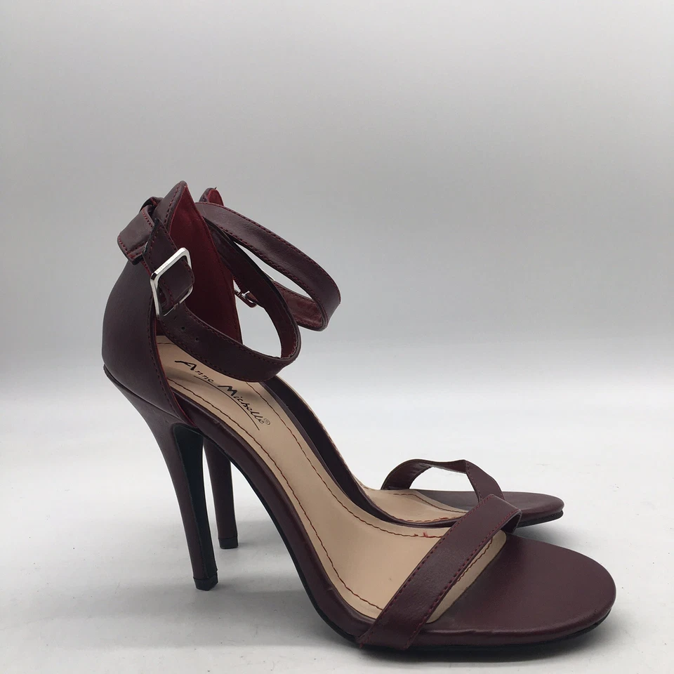 High Heel Stiletto Open Toe Sandal - Women Classic Thin Strap Shoes Size 7.5 - Image 2 of 4