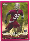 2013 Topps Chrome Rookie Pink Refractor /399 David Amerson #66