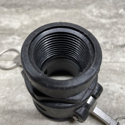Bee Valve 100-D 1” Style D Cam Lock / Cam & Groove Polypropylene Fitting, New - Picture 8 of 9