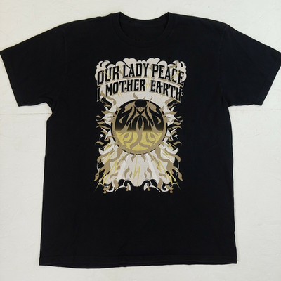 Our Lady Peace Band I Mother Earth Cotton Black All Size T Shirt AG988
