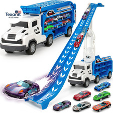 Truck Car Toys for 3, 4, 5, 6 Years Old Boys Girls, 25 in Race Track Truck Toys,
